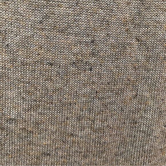 Zara linen blend soft long organic asymmetrical hem body dress heathered M - Picture 8 of 11